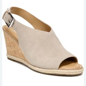 Franco Sarto Shoes Women's  Julien Suede Wedge Slingback
Sandals